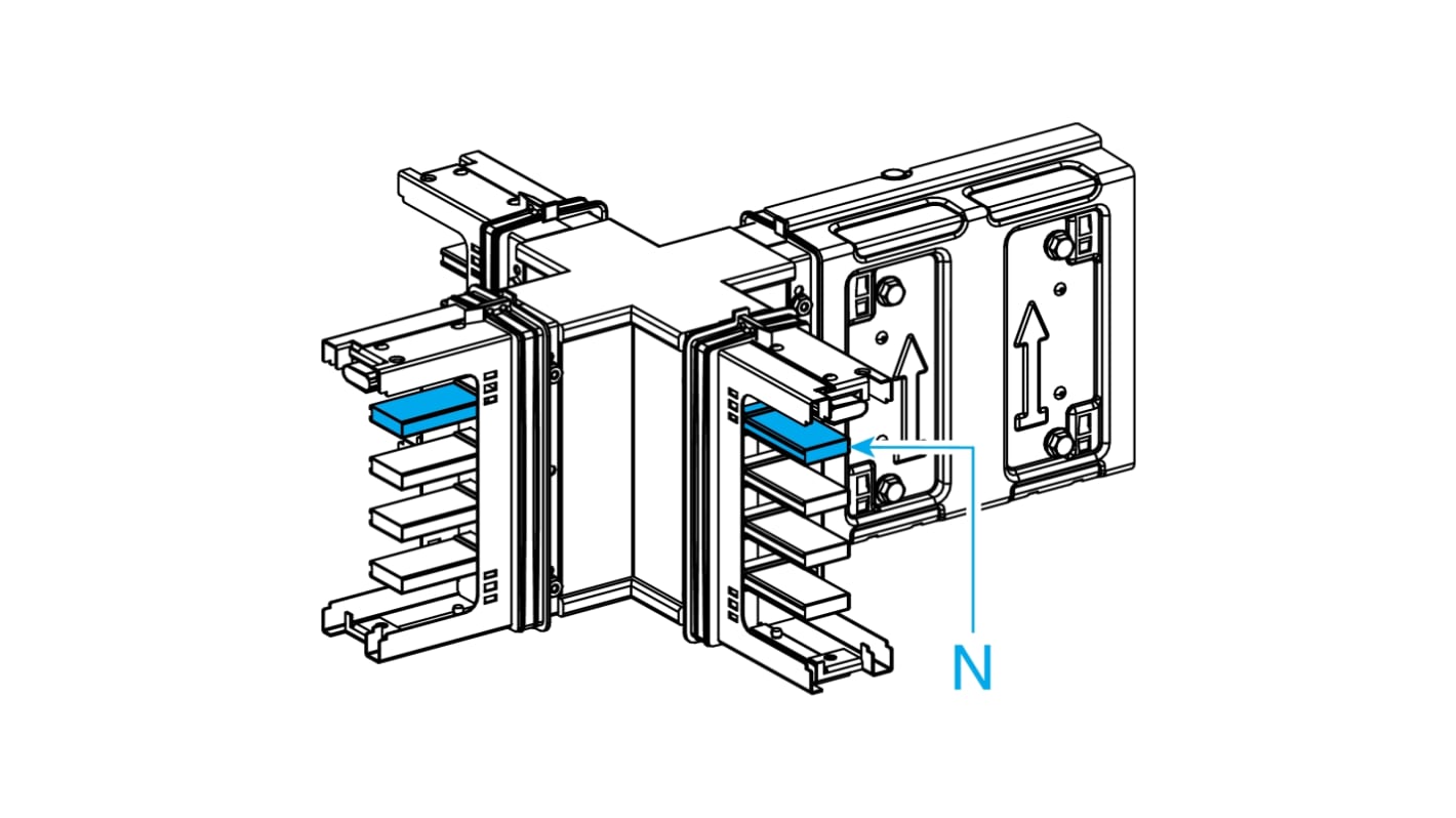 Schneider Electric Cross Elbow Busbar Trunking, 400A, Canalis KS Series