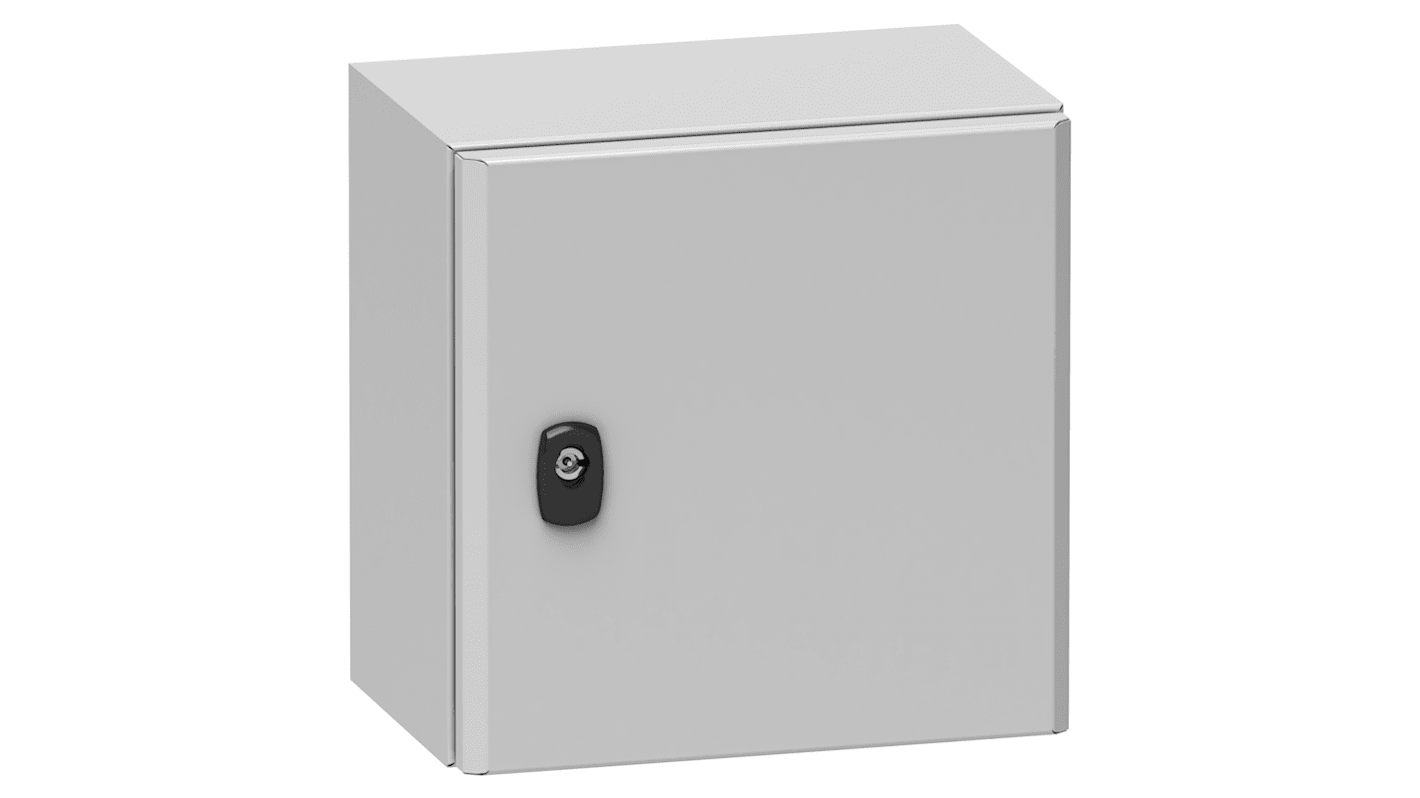 Boîtier à usage général Schneider Electric Spacial S3D en Acier, 400 x 400 x 200mm, Gris IP66