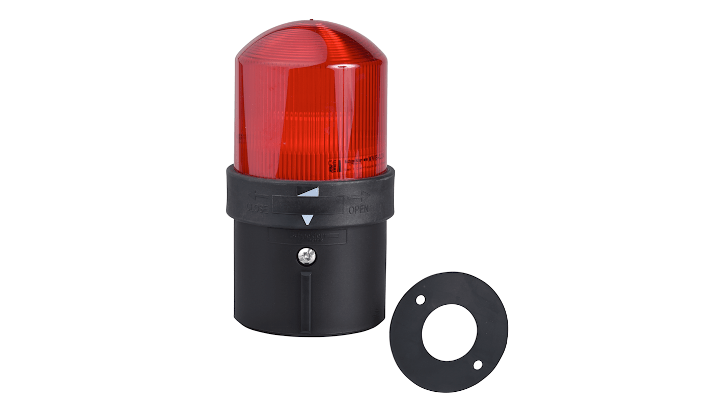 Balise Fixe à LED Rouge Schneider Electric série XVBL, 120 V c.a.