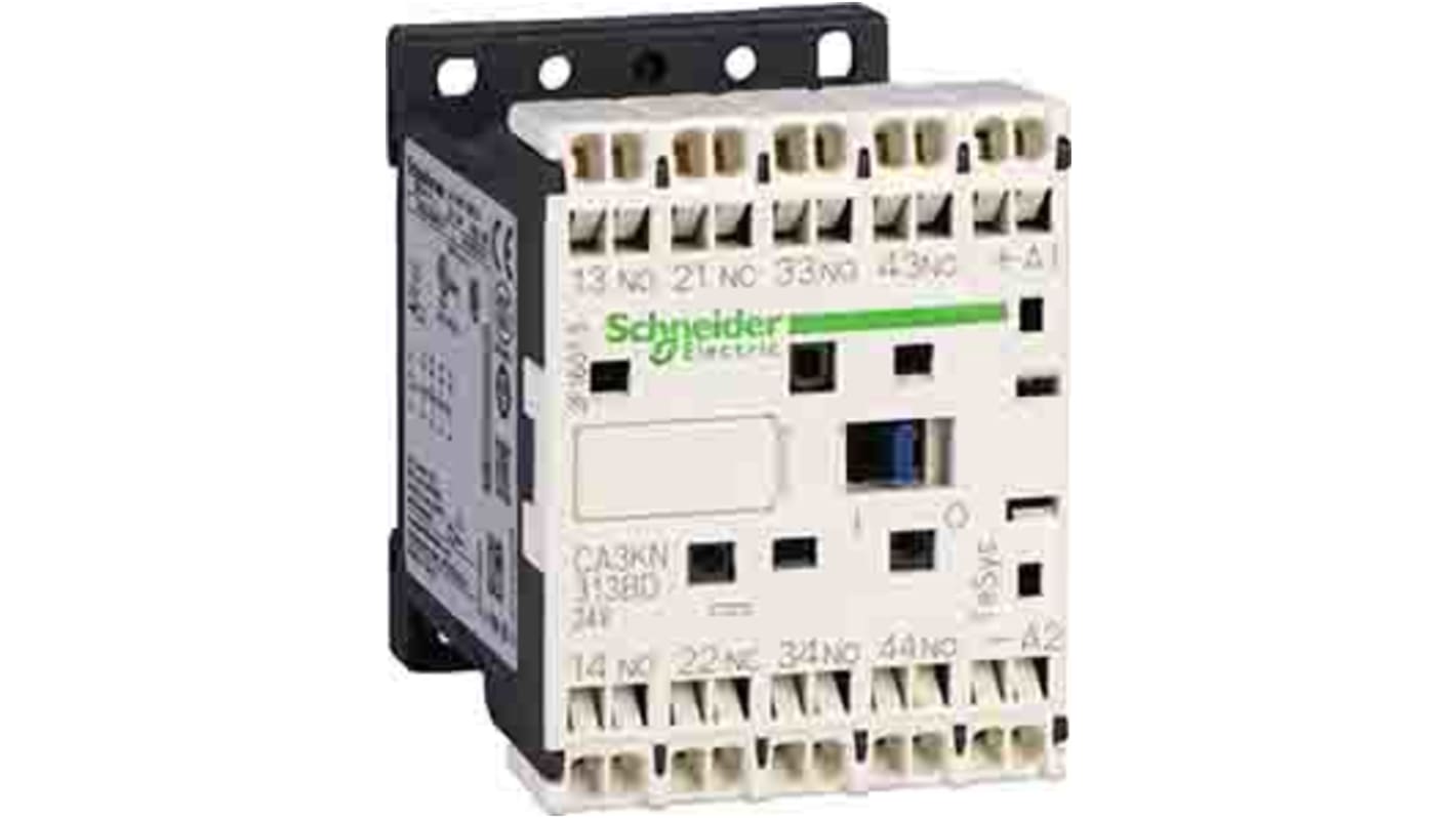 Schneider Electric Control Relay 2NO + 2NC, 110 A F.L.C, 10 A Contact Rating, 0.045 kW, 230 Vac, TeSys