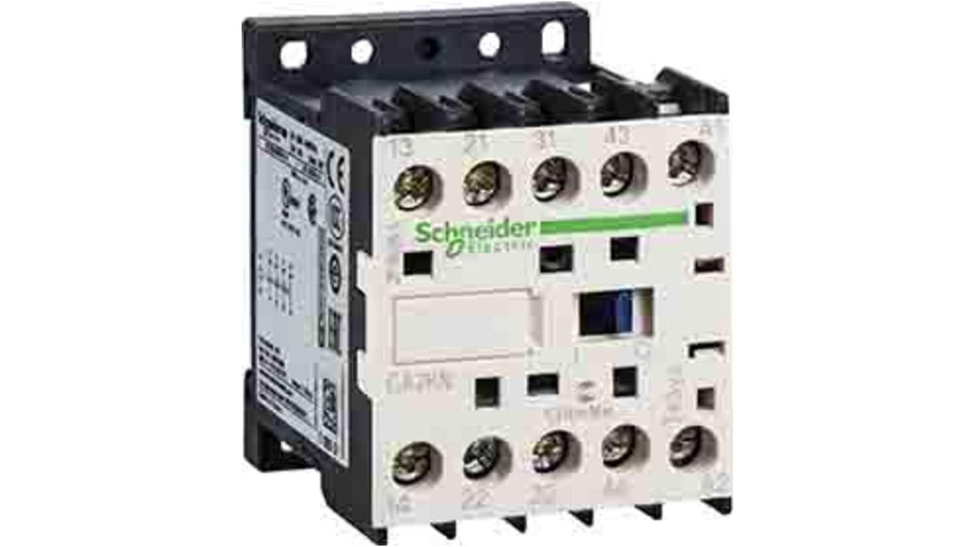 Schneider Electric Control Relay 3NO + 1NC, 110 A F.L.C, 10 A Contact Rating, 0.045 kW, 42 Vac, TeSys