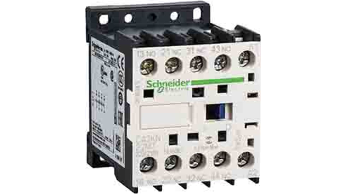 Schneider Electric Control Relay 4NO, 110 A F.L.C, 10 A Contact Rating, 0.045 kW, 24 Vac, TeSys