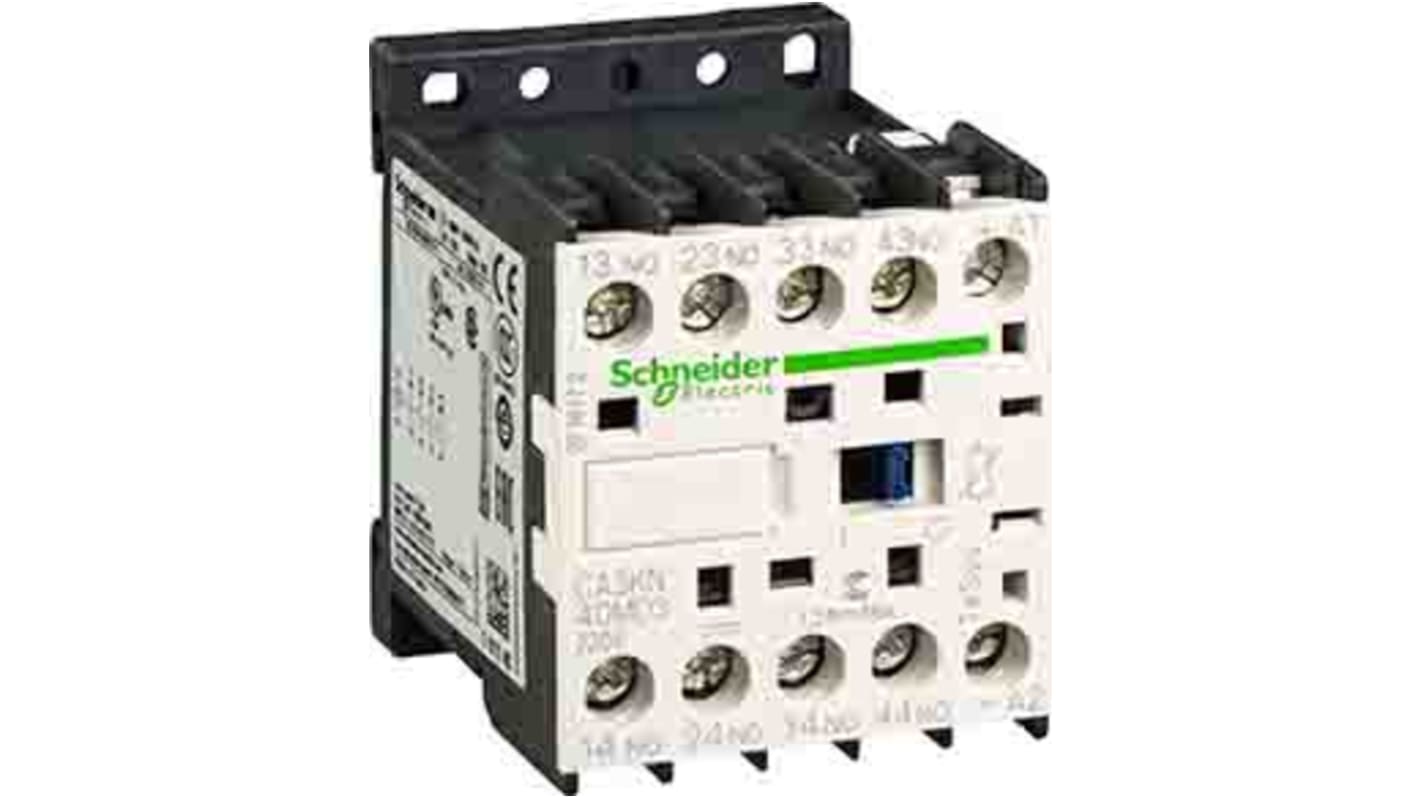 Schneider Electric Control Relay 3NO + 1NC, 110 A F.L.C, 5 mA Contact Rating, 0.003 kW, 220 Vac, TeSys
