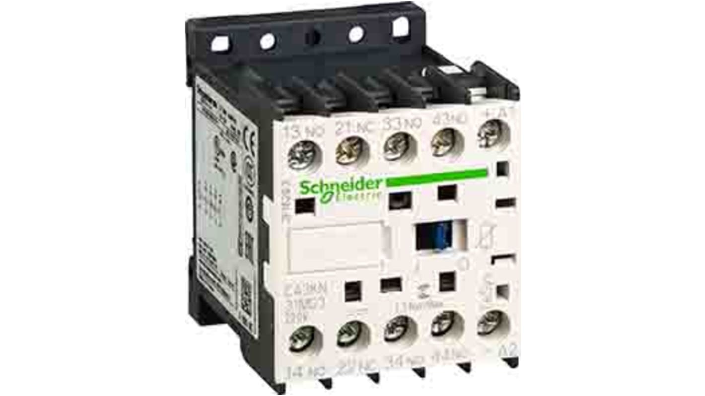 Schneider Electric Control Relay 4NO, 110 A F.L.C, 5 mA Contact Rating, 0.003 kW, 220 Vac, TeSys
