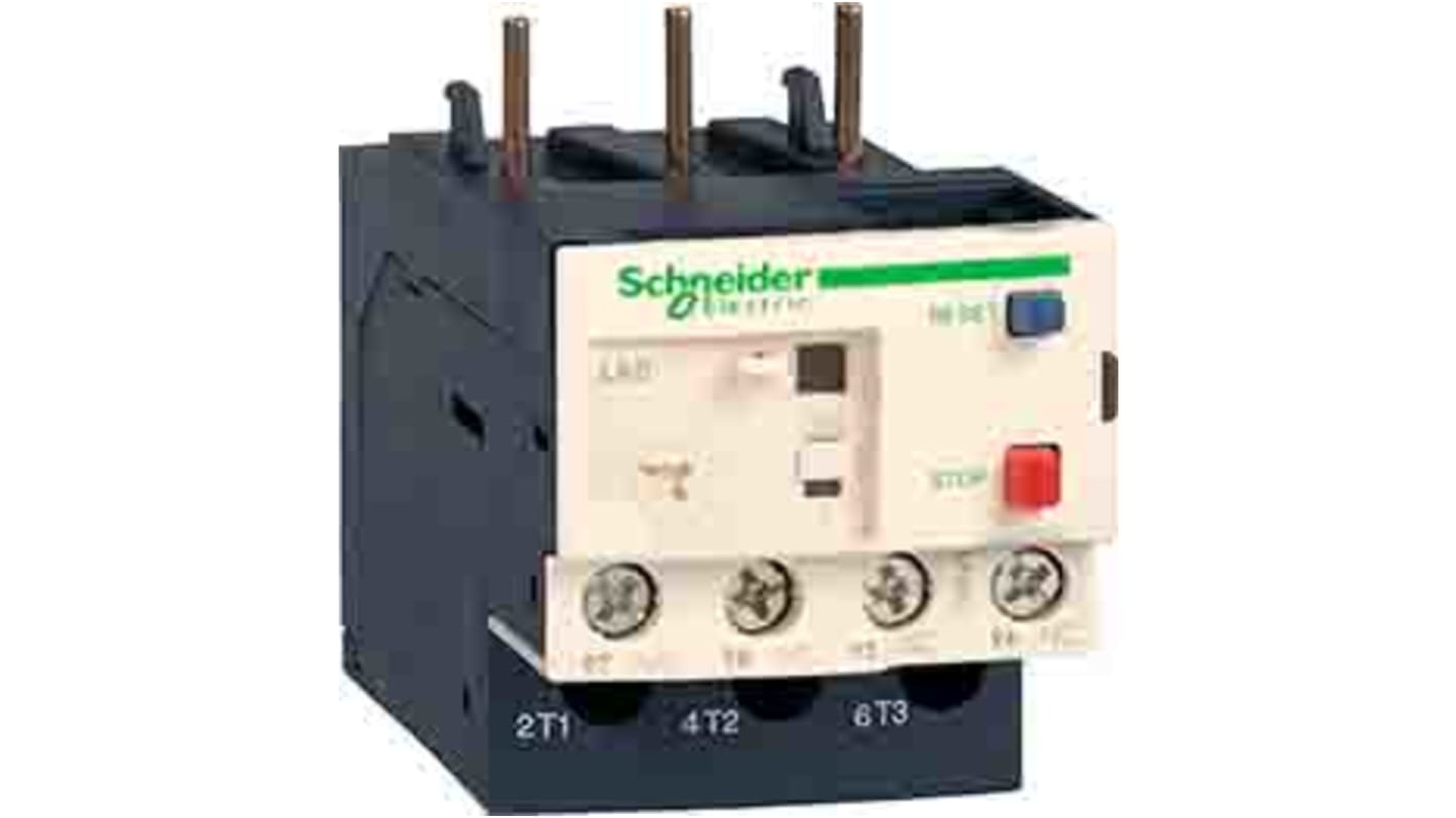 Schneider Electric Thermal Overload Relay, 10 A F.L.C, 5 A Contact Rating, 690 Vac, TeSys