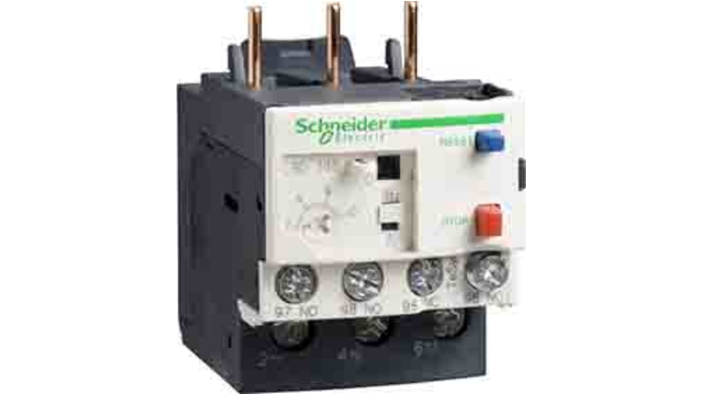 Schneider Electric Thermal Overload Relay, 28 A F.L.C, 5 A Contact Rating, 690 Vac, TeSys