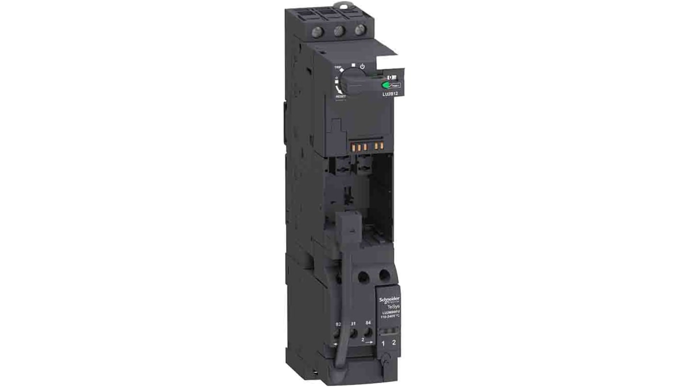 Schneider Electric TeSys U Advanced Motor Starter, 2.2 kW, 690 V ac, 1 Phase, IP20, IP40