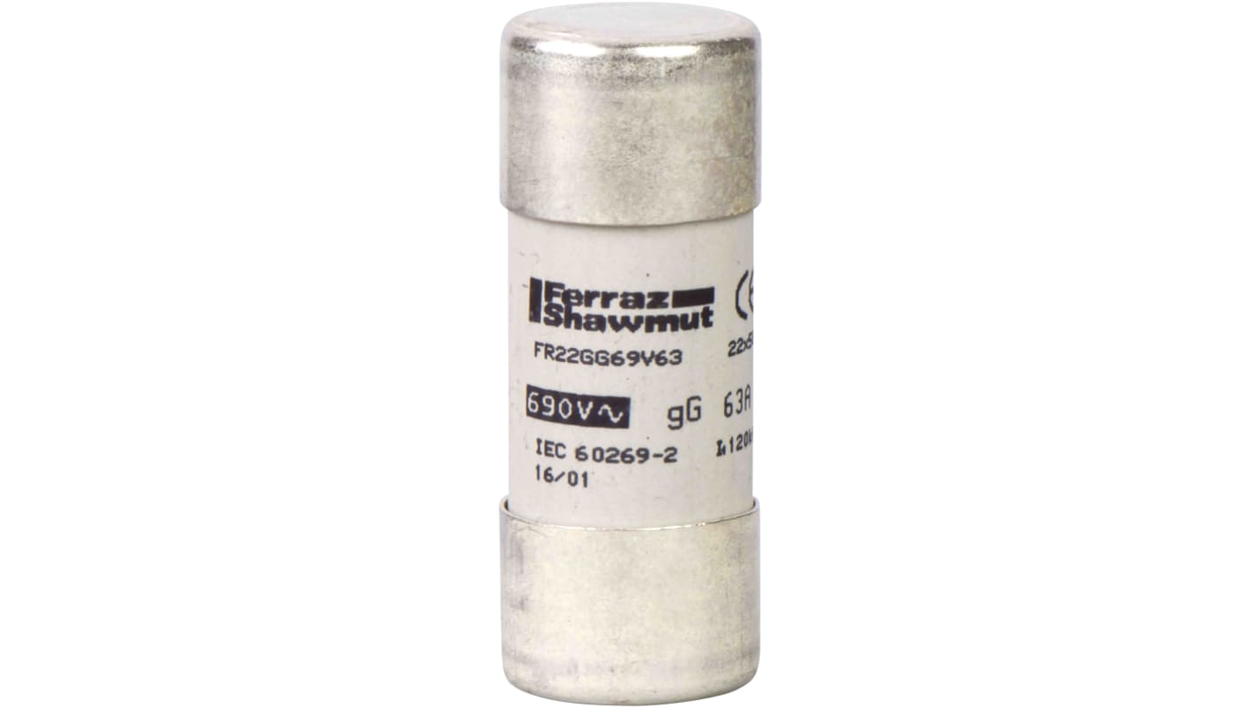 Schneider Electric Feinsicherung F / 100A 22 x 58mm 500V Keramik