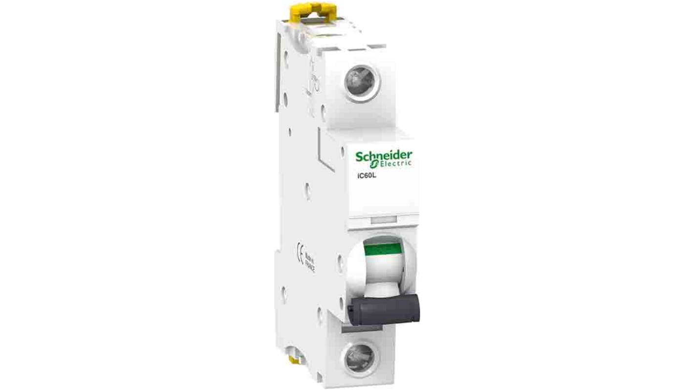 Disjoncteur Schneider Electric A9F9 1P, 25A, pouvoir de coupure 20 kA, 15 kA, montage rail DIN