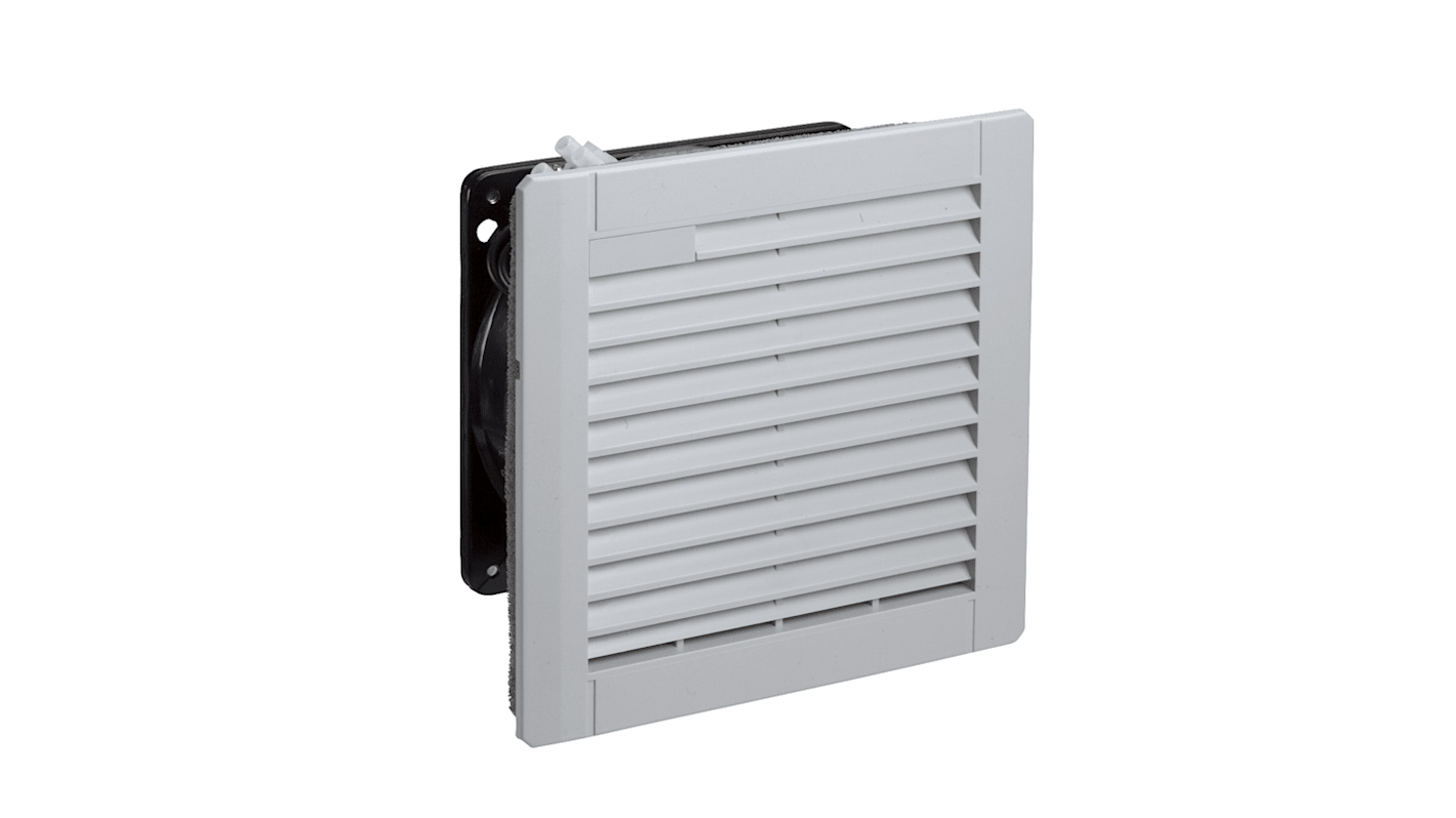 Schneider Electric Grey Steel Vent Grille, 224 x 224mm