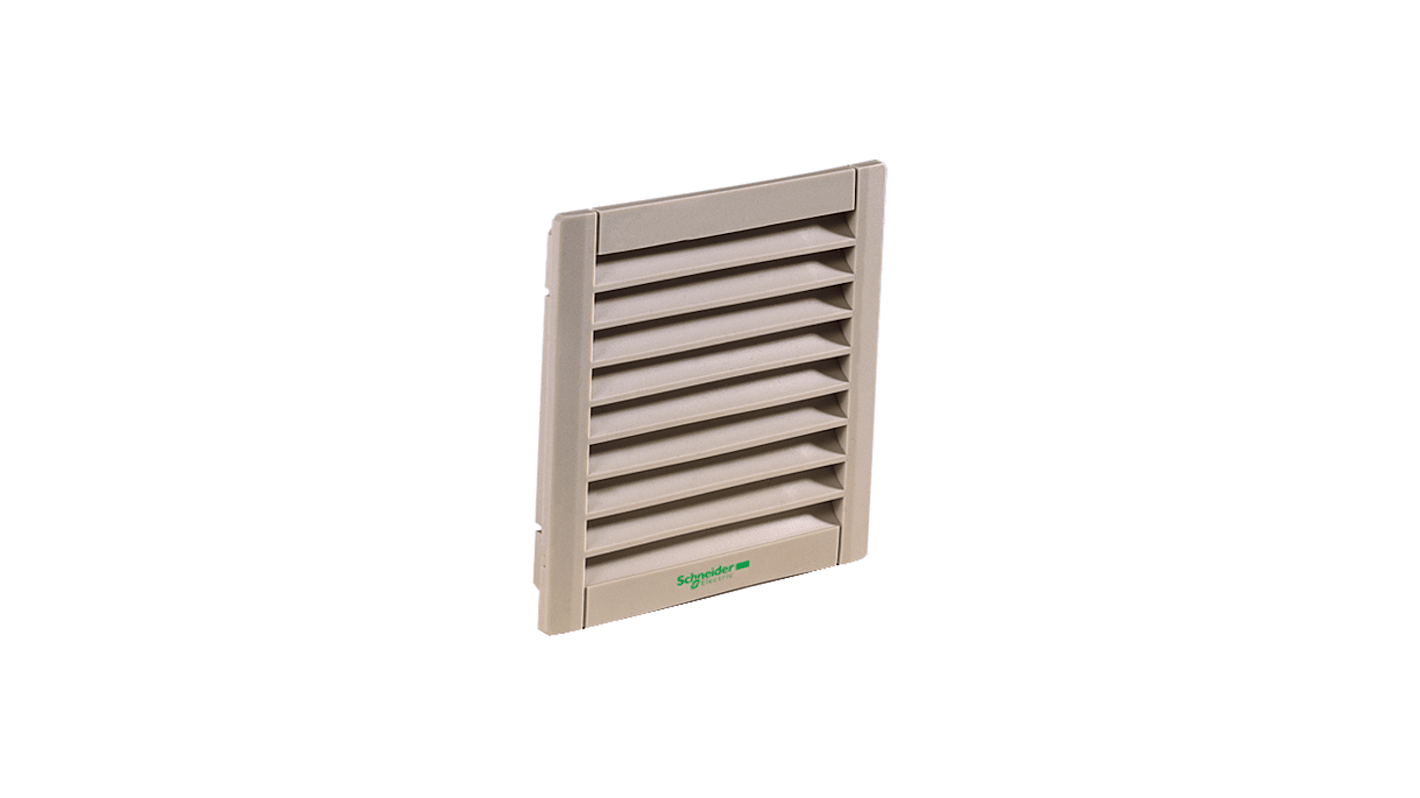 Rejilla de ventilación Schneider Electric Gris, 223 x 223mm