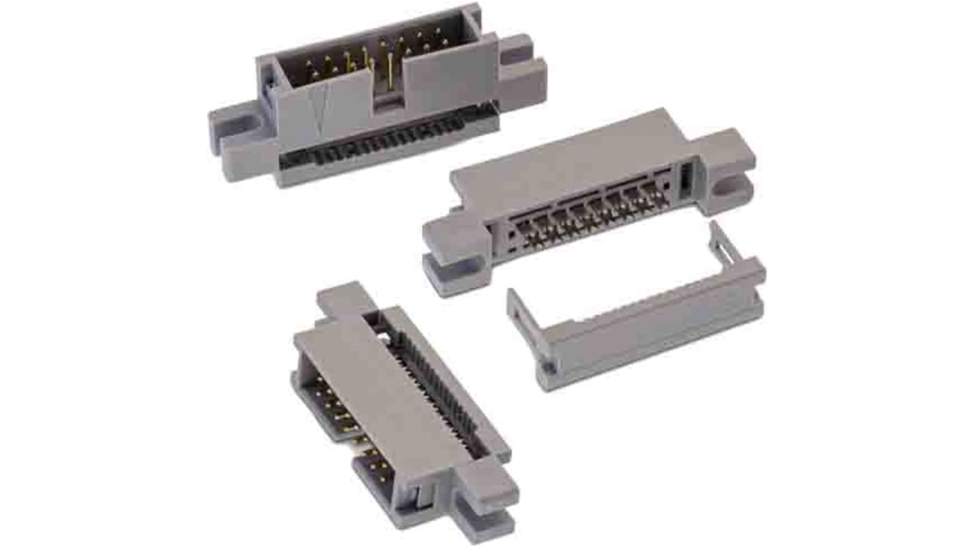 Connecteur IDC Wurth Elektronik Mâle, 10 contacts, 2 rangées, pas 2.54mm, Montage sur câble
