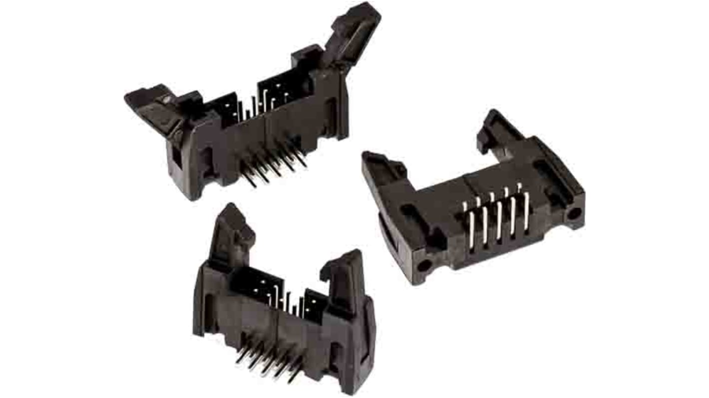 Wurth Elektronik ライトアングル 基板接続用ピンヘッダ 34極 2.54mm 2列