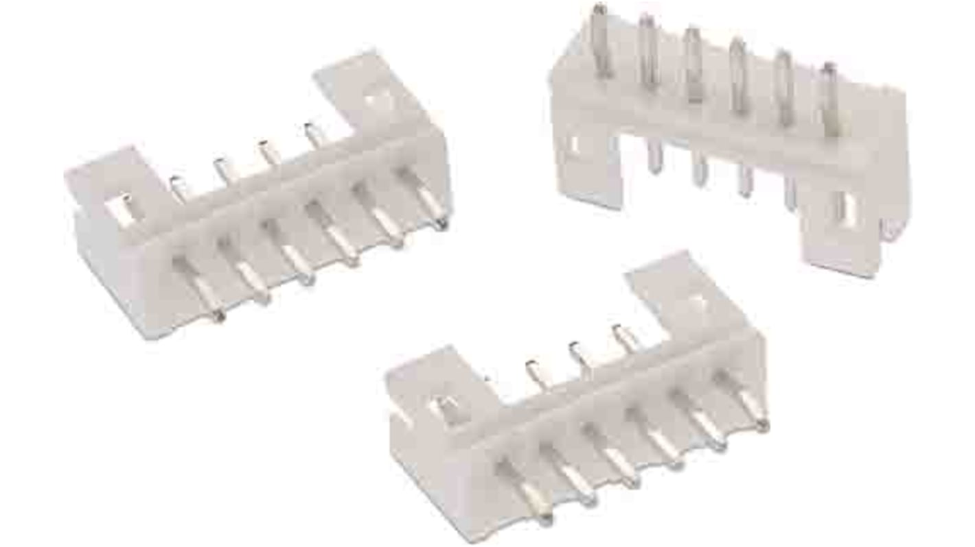 Conector macho para PCB Wurth Elektronik serie WR-WTB de 2 vías, 1 fila, paso 2.0mm