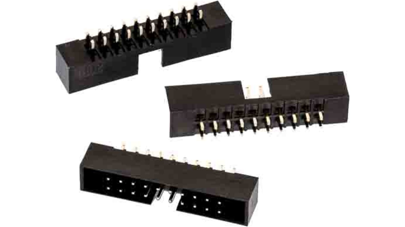 Wurth Elektronik 基板接続用ピンヘッダ 10極 2.0mm 2列 62501021621
