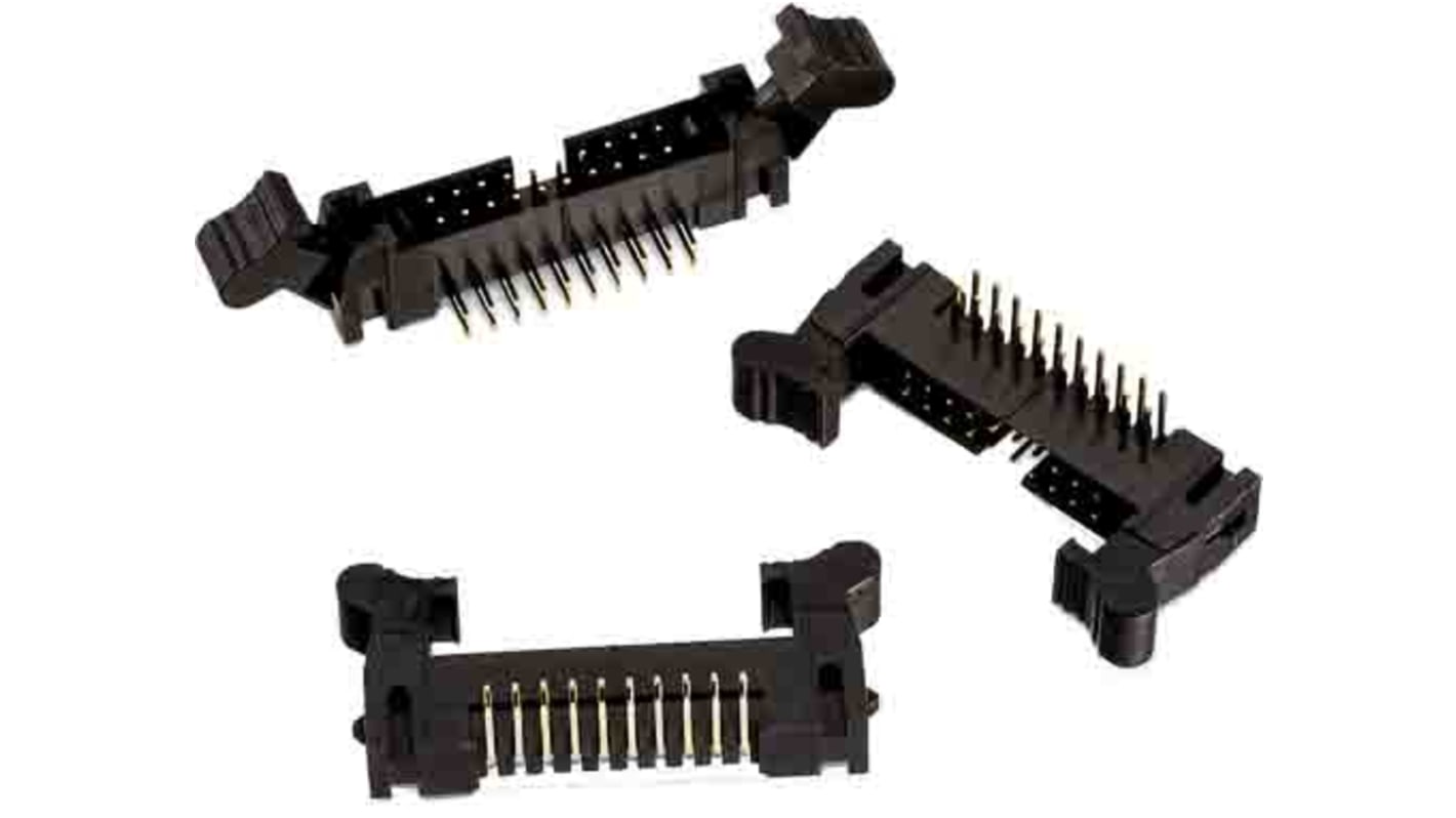Wurth Elektronik 10p双排排针 直角, 2.0mm间距, WR-BHD系列