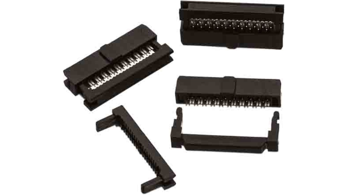 Wurth Elektronik IDC连接器, 母座, 10p, 2mm间距, 2排, 电缆安装