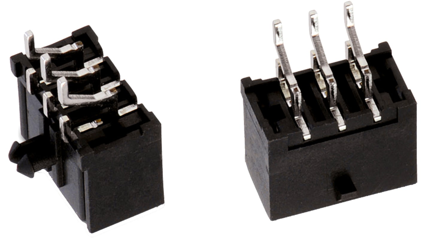Wurth Elektronik WR-MPC3 Series Right Angle PCB Header, 14 Contact(s), 3.0mm Pitch, 2 Row(s), Shrouded