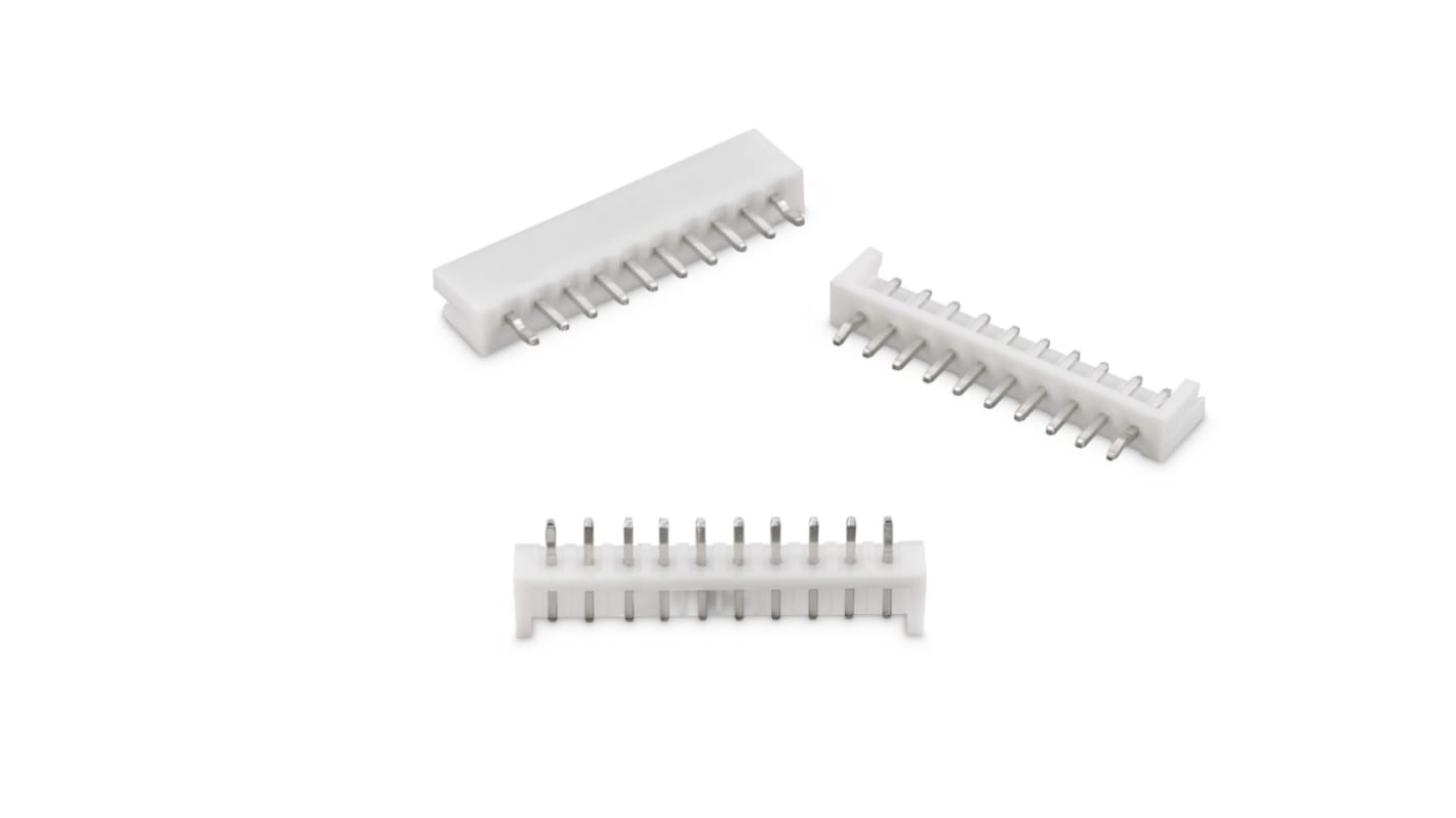 Wurth Elektronik WR-WTB Series Vertical PCB Header, 4 Contact(s), 2.5mm Pitch, 1 Row(s), Shrouded