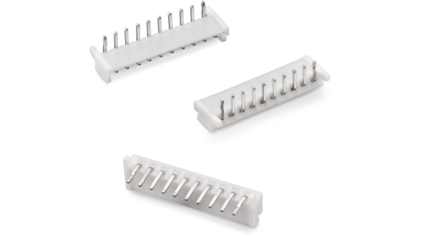 Wurth Elektronik WR-WTB Series Right Angle PCB Header, 5 Contact(s), 2.5mm Pitch, 1 Row(s), Shrouded