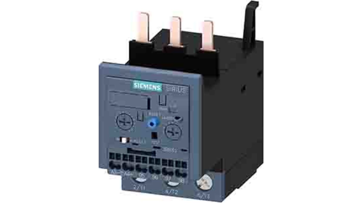 Siemens 3RB Overload Relay 1NC + 1NO, 12.5 → 50 A F.L.C, 50 A Contact Rating, 3P, SIRIUS