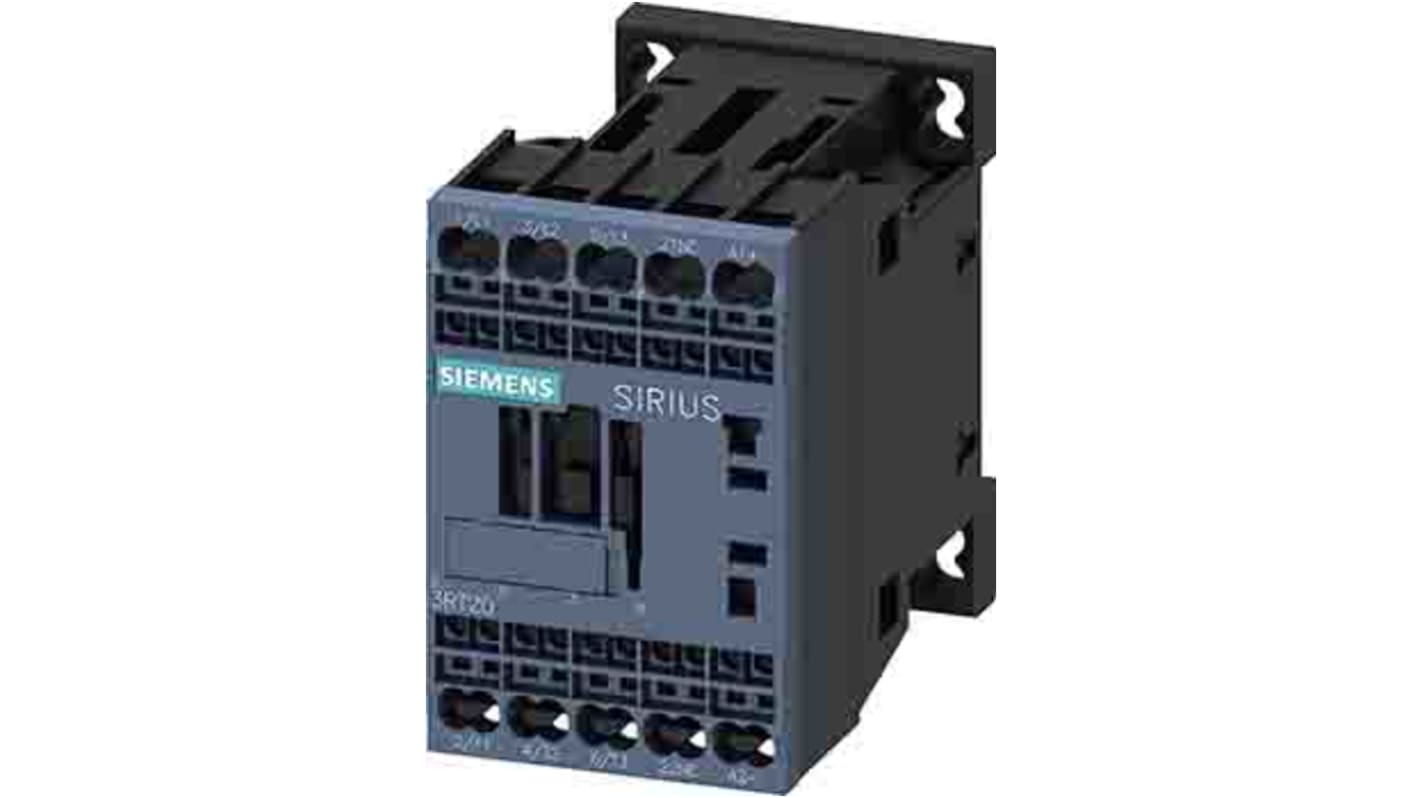 Contattore Reversibile Siemens, 3 poli, 1NC, 12 A, 5.5 kW, bobina 48 V dc
