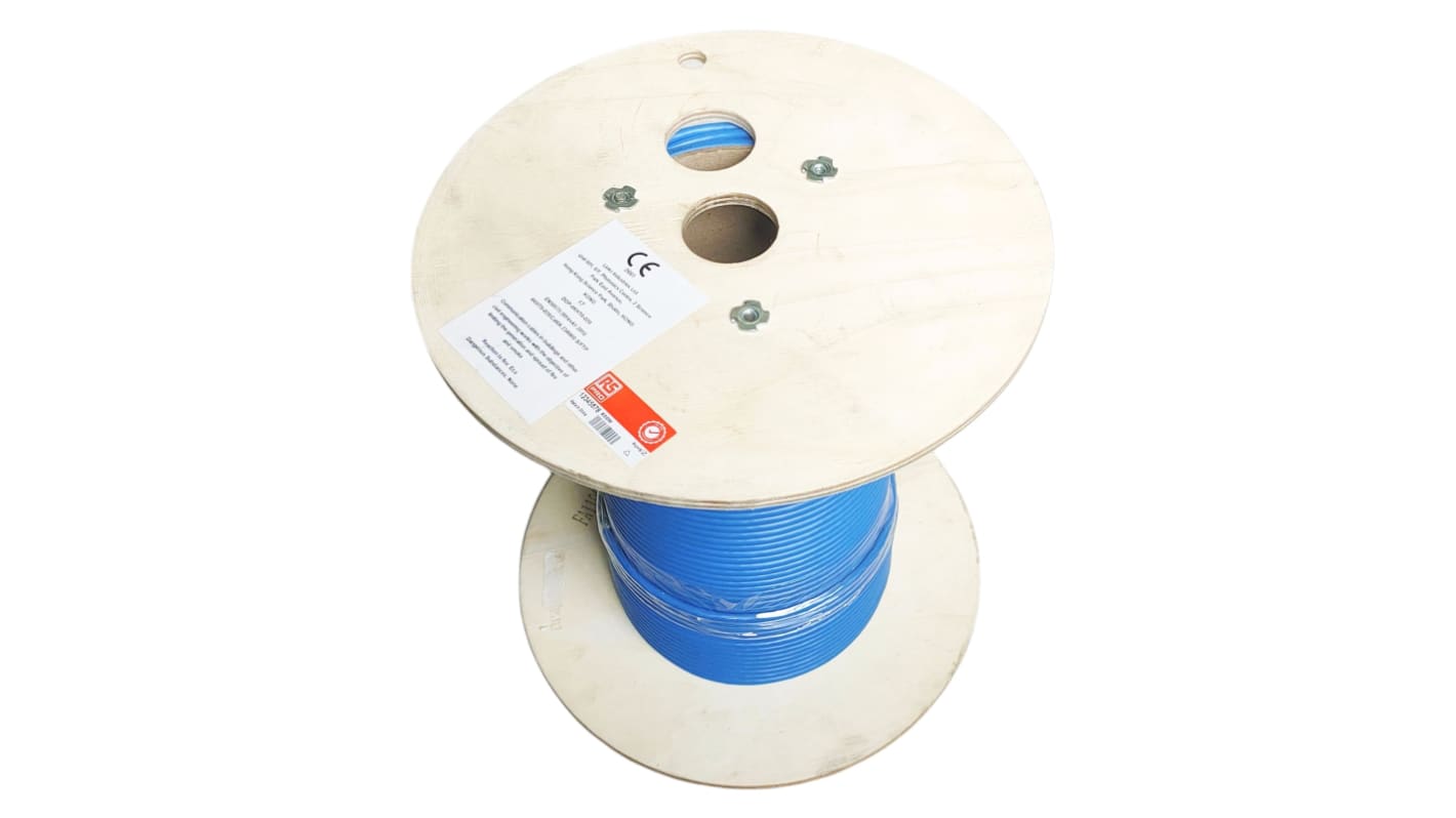 RS PRO, 100m Cat6, Blue, F/UTPShielded, Unterminated LSZH Sheath