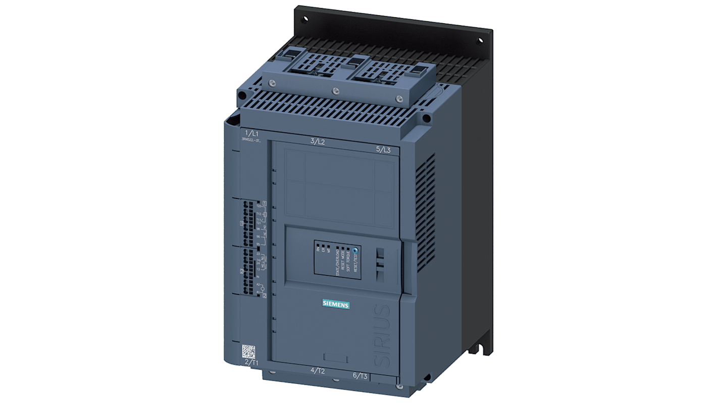 Siemens SIRIUS 3RW Soft Starter, , 7.5 kW, 480 V ac, 3 Phase, IP20
