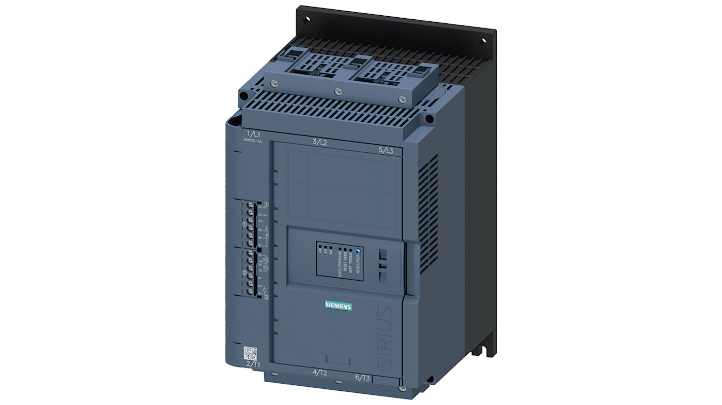 Siemens SIRIUS 3RW Soft Starter, , 7.5 kW, 480 V ac, 3 Phase, IP20