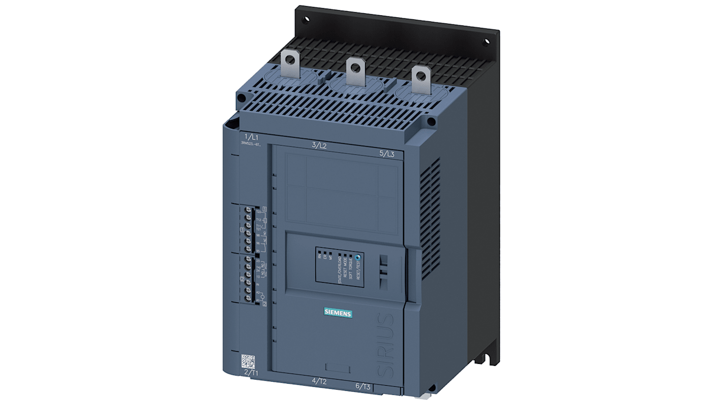 Siemens SIRIUS 3RW Soft Starter, , 7.5 kW, 480 V ac, 3 Phase, IP20