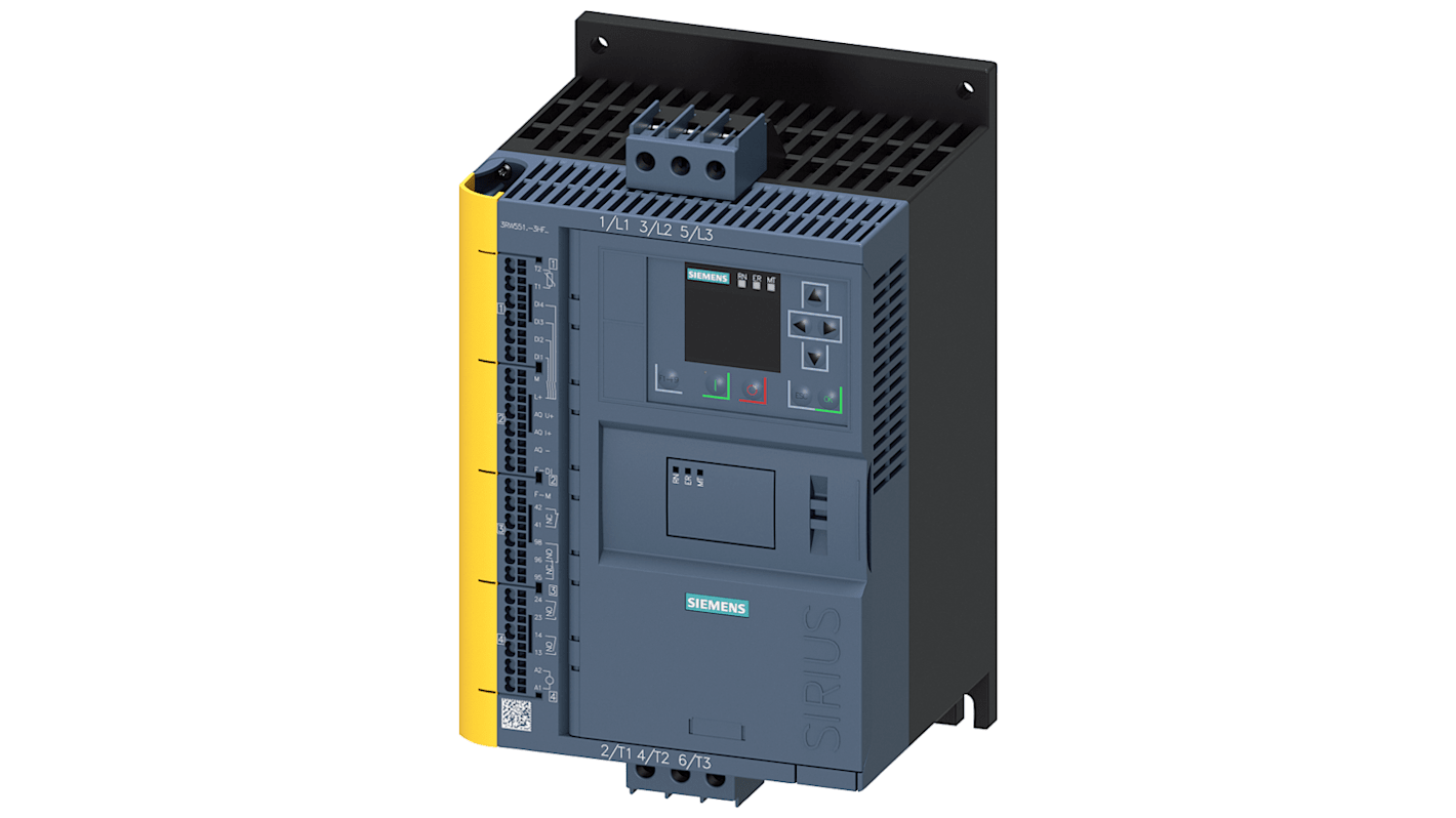 Siemens SIRIUS 3RW DOL Starter, , 7.5 kW, 480 V ac, 3 Phase, IP20