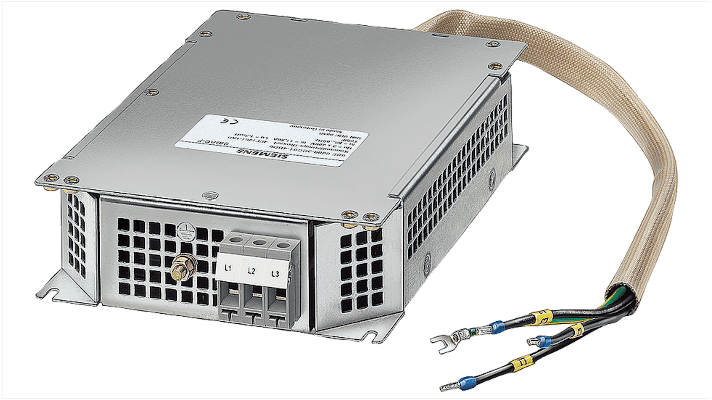 Filtro de suministro de alimentacion Siemens, 10A, 240 V, con terminales Tornillo, Serie MICROMASTER 4, 1 fase Phase