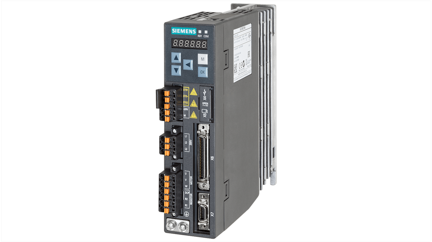 Siemens Servoantrieb, 1-phasig, 240 V / 3,6 A 0,1 kW