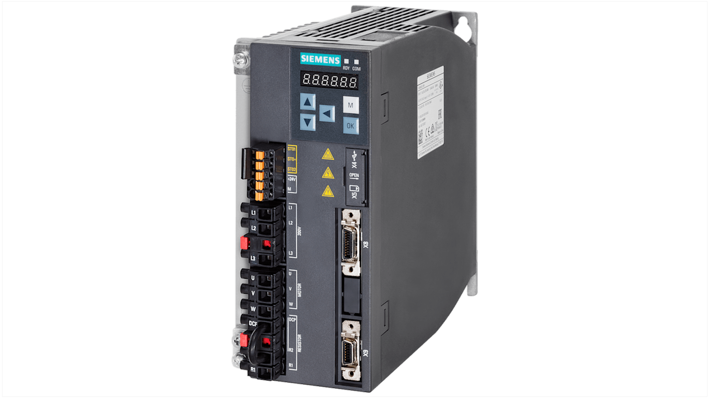 Siemens 0.75 kW Servo Drive, 200 - 240 V, 1 Phase, 14.1 A, 240 V