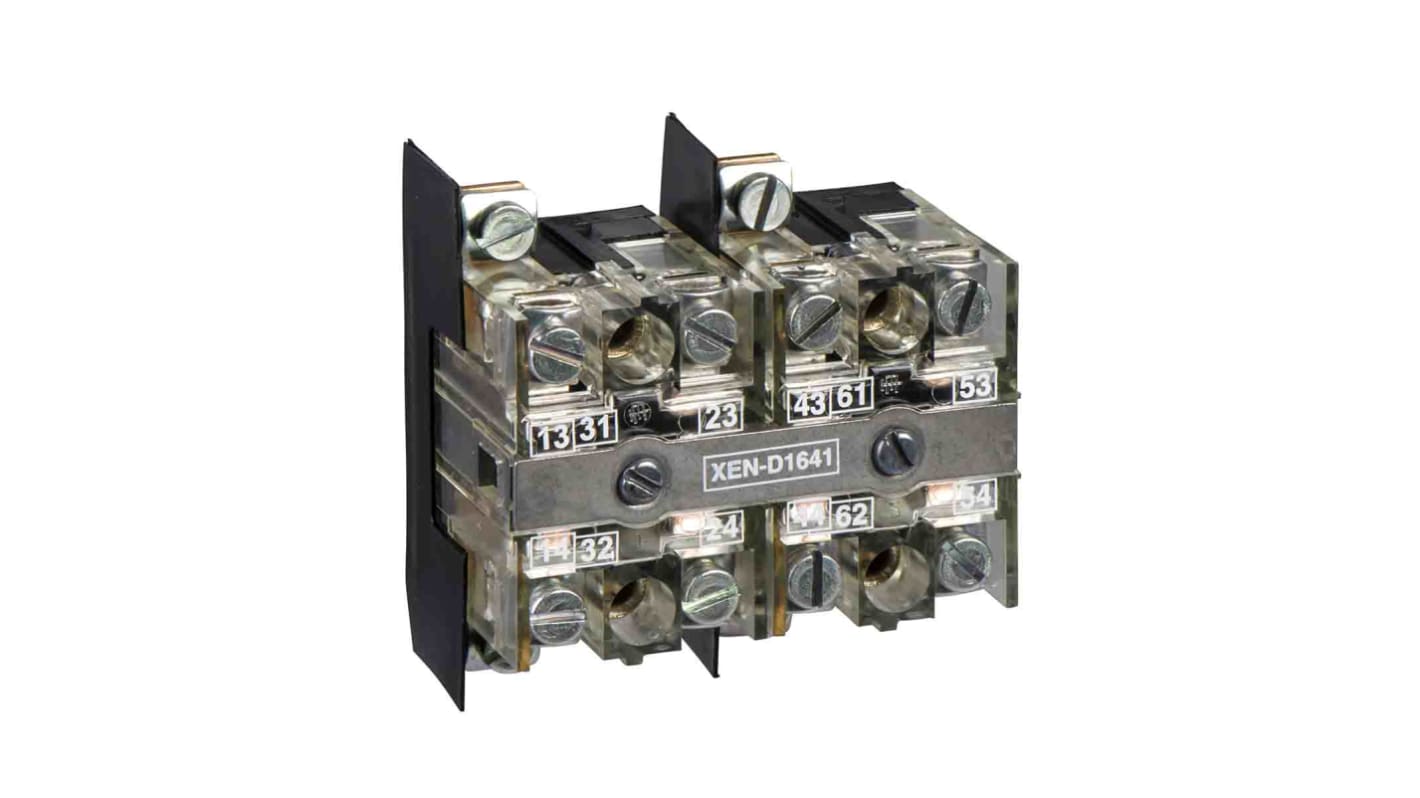 Schneider Electric コンタクトブロック 1 C/O + 1 NO 240V スクリュークランプターミナル XEND1631