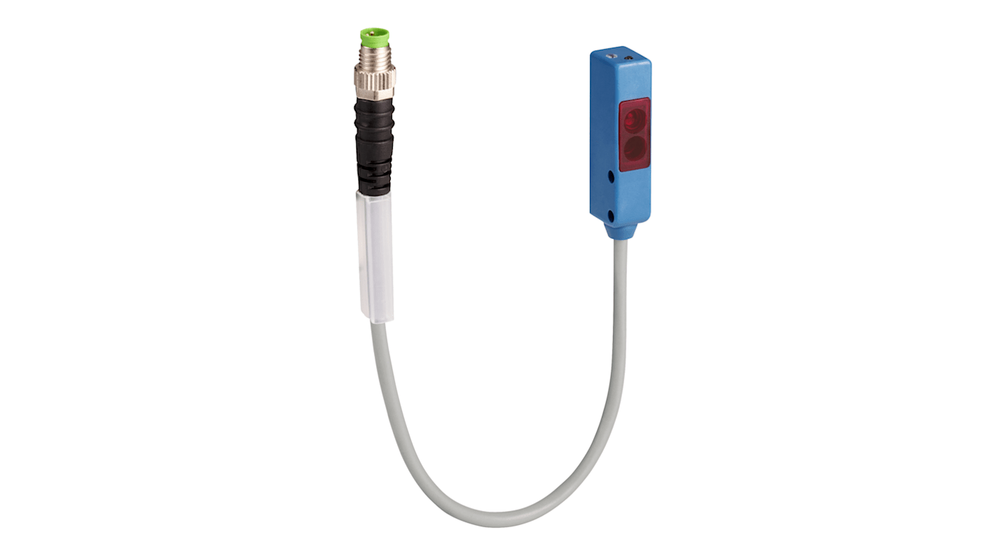 Rs-Online Sensore fotoelettrico Miniaturizzato Telemecanique Sensors Retroriflessione polarizzata rilevamento 1 m uscita Stato