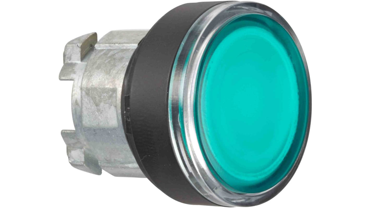 Tête de bouton poussoir Schneider Electric, ZB4, Ø découpe 22.5mm, Retour par ressort