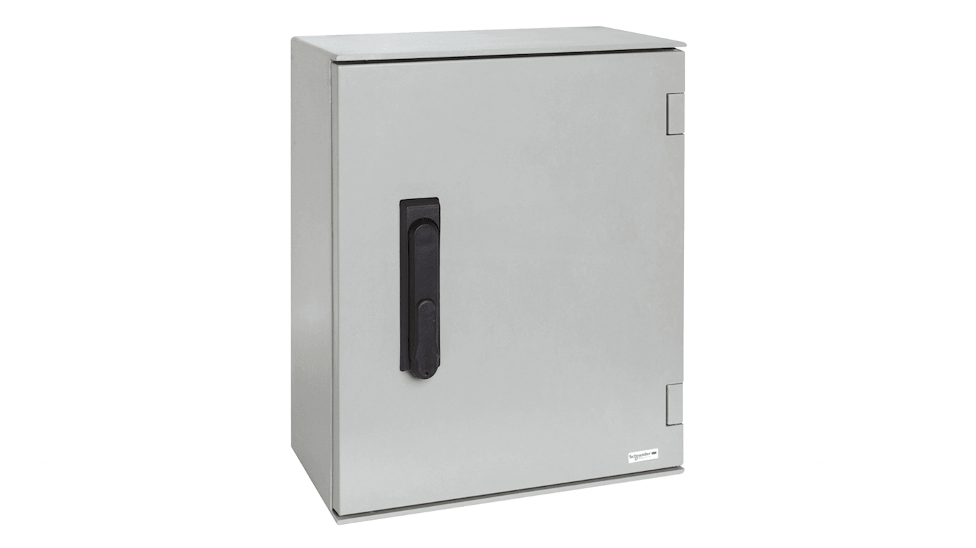 Coffret mural Schneider Electric Thalassa PLM en Fibre de verre renforcé en polyester Gris RAL 7035, IP66