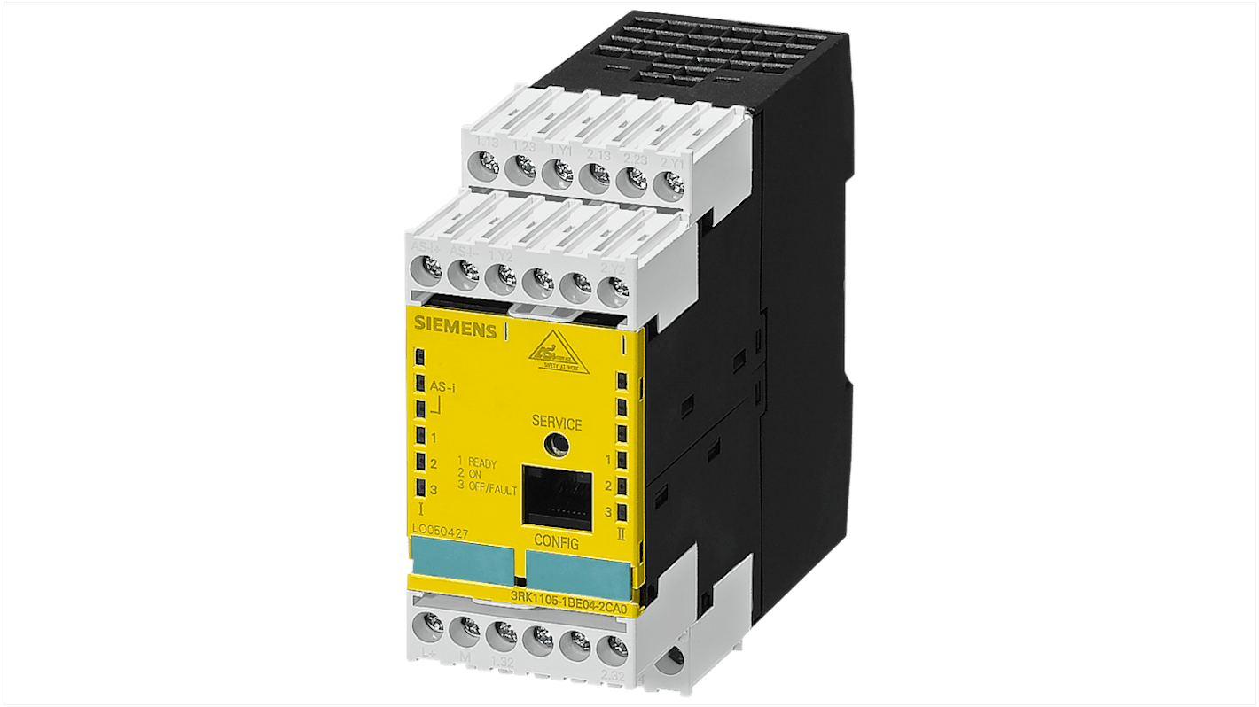 Siemens Dual-Channel Safety Relay, 250V