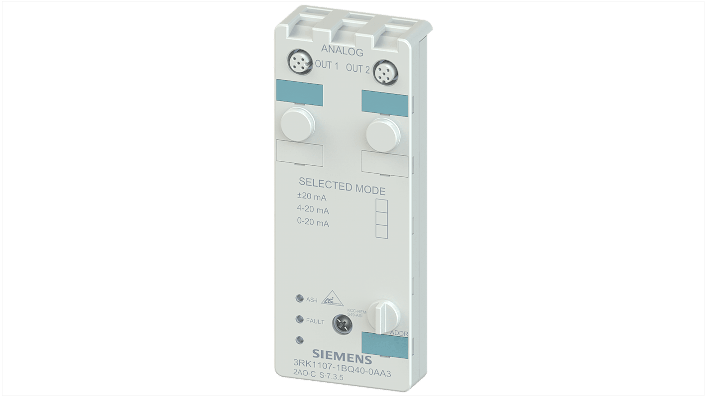 Siemens AS-I K60 Series Analog I/O Module for Use with Field Work