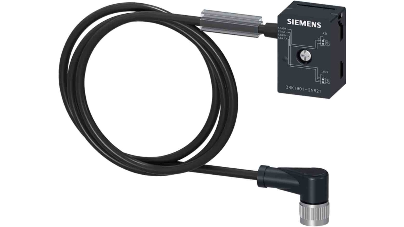Siemens Schnittstellenzubehör für Flacher Kabelübergang auf M12 AS-Interface