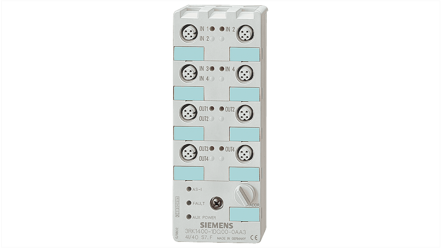 Moduł cyfrowych wejść/wyjść Siemens Cyfrowy moduł K60 we/wy AS-I K60 Praca w terenie 3RK2400-1FQ03-0AA3