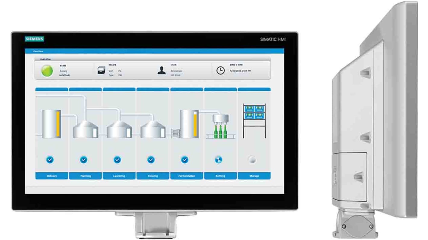 Siemens SIMATIC Series TP2200 Comfort Pro HMI Panel - 21.5 in, TFT Display, 1920 x 1080