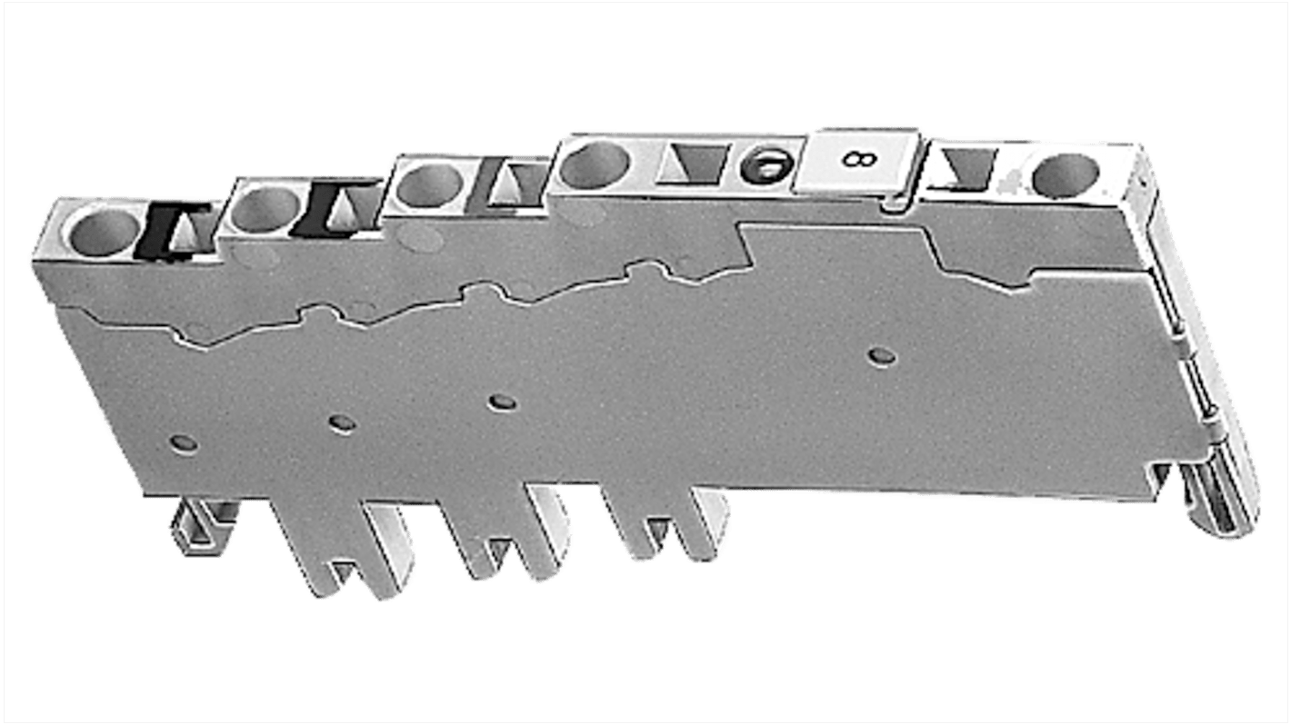 Siemens 8WA Series Grey DIN Rail Terminal Block, 1.5mm²