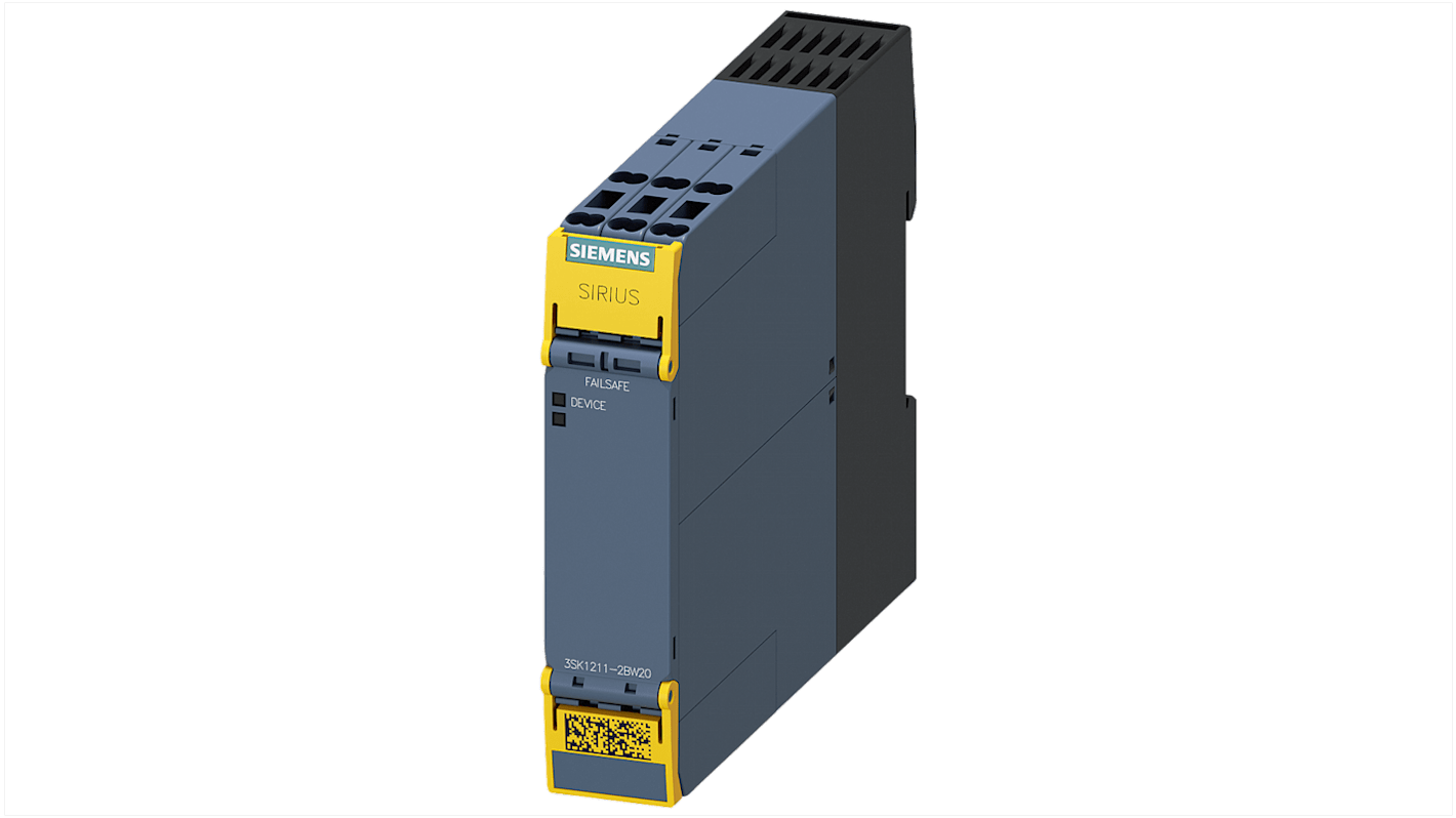 Siemens SIRIUS 3SK1 Expansion Module Safety Relay, 110 → 240V ac/dc, Dual-Channel, 4 Safety Contacts