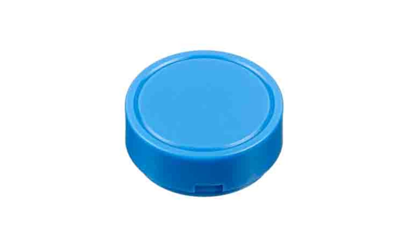 Tapa de botón pulsador, Color Azul, para uso con Botón pulsador 22mm serie HW mm