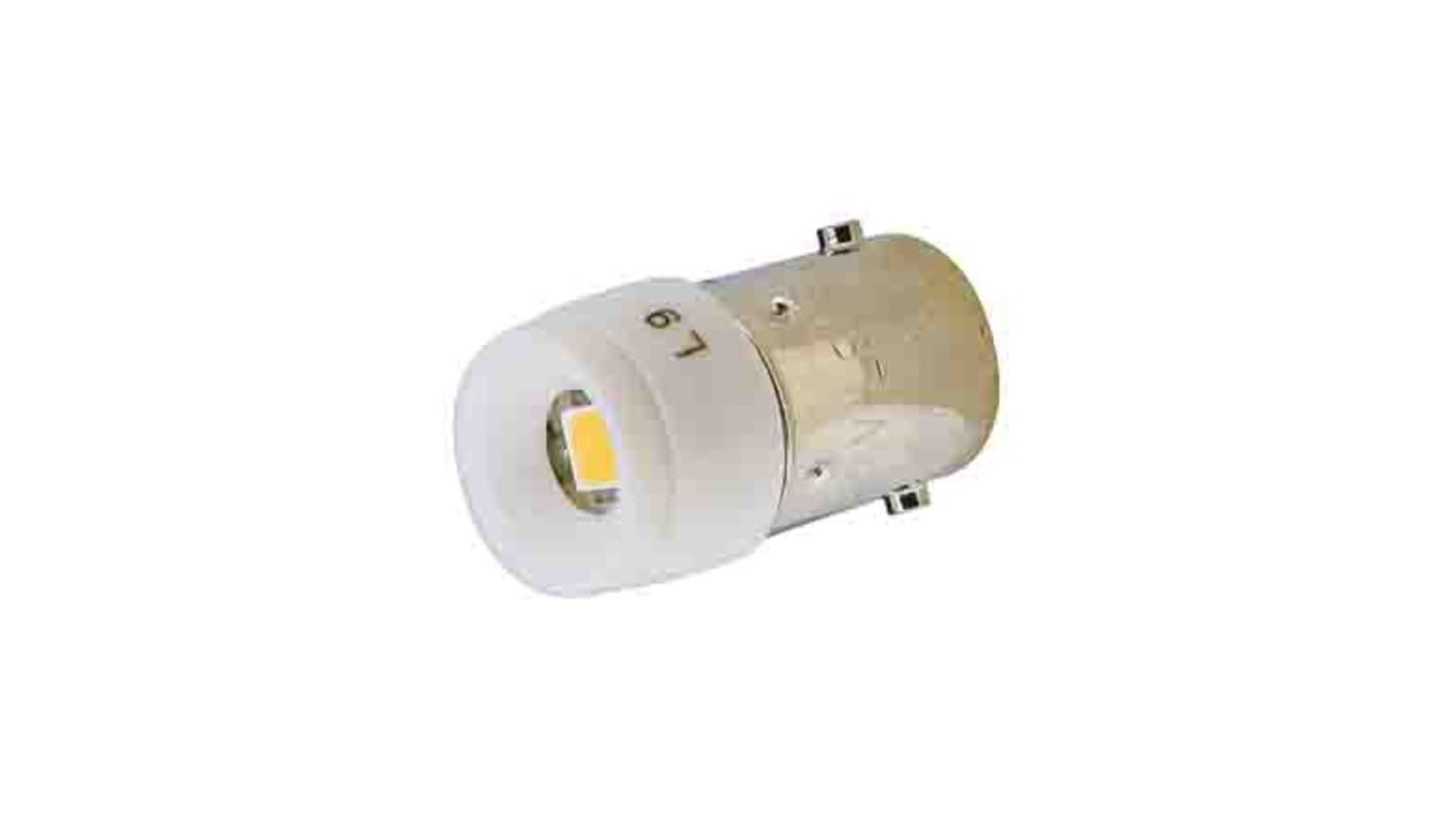 Idec White LED Pilot light, 12V, 10.2mm Diameter, 200mcd