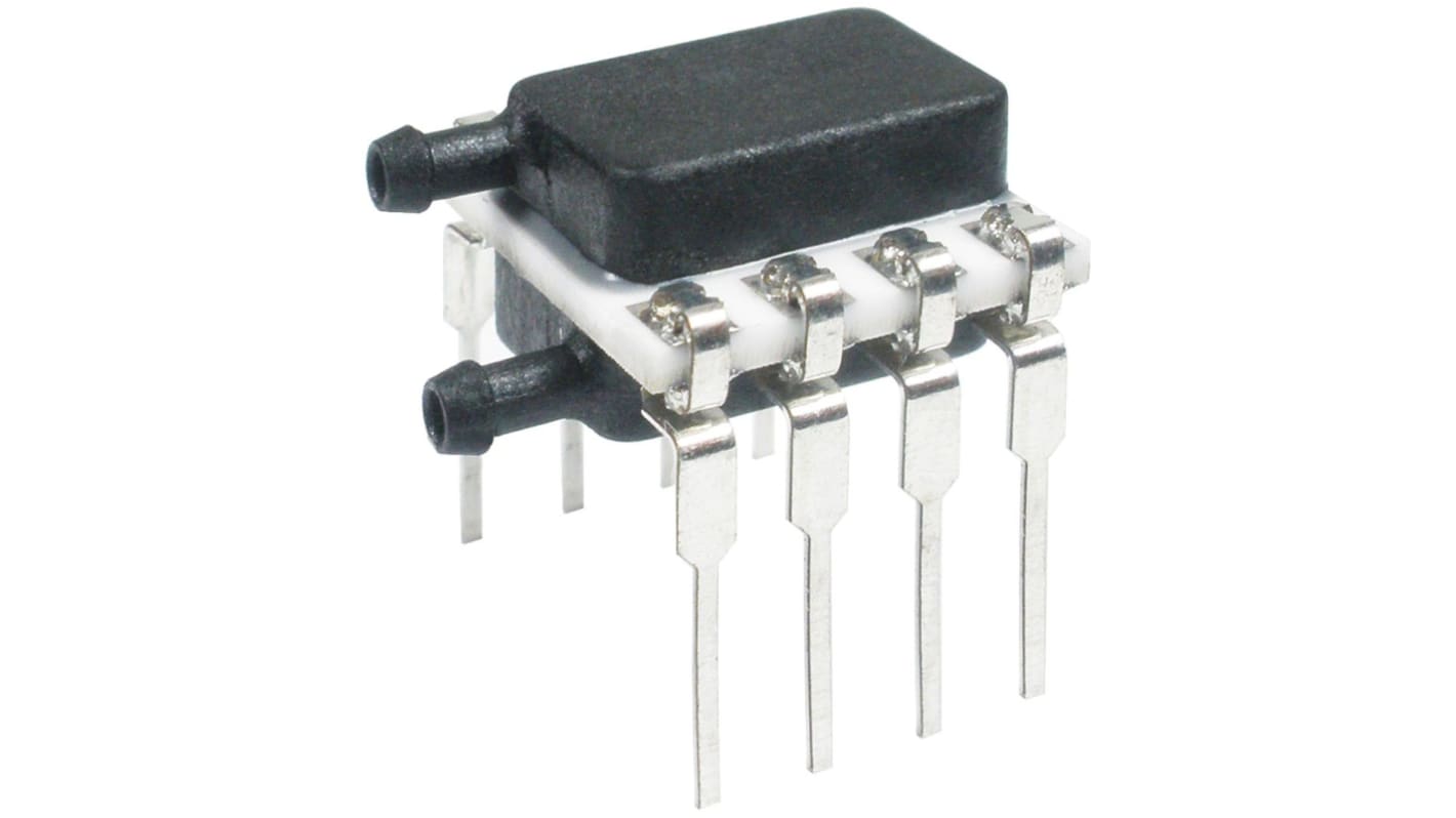 Honeywell Gauge Pressure Sensor, 6.89kPa Operating Max, PCB Mount, 8-Pin, 69kPa Overload Max, DIP