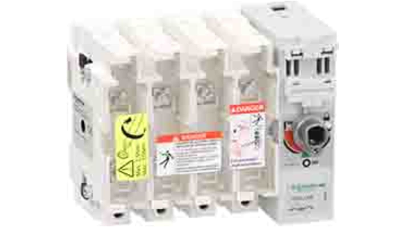 Sezionatore portafusibili Schneider Electric GS2LLB4 4 N/A, corrente max 160A, 4, fusibile A4 TeSys GS2L