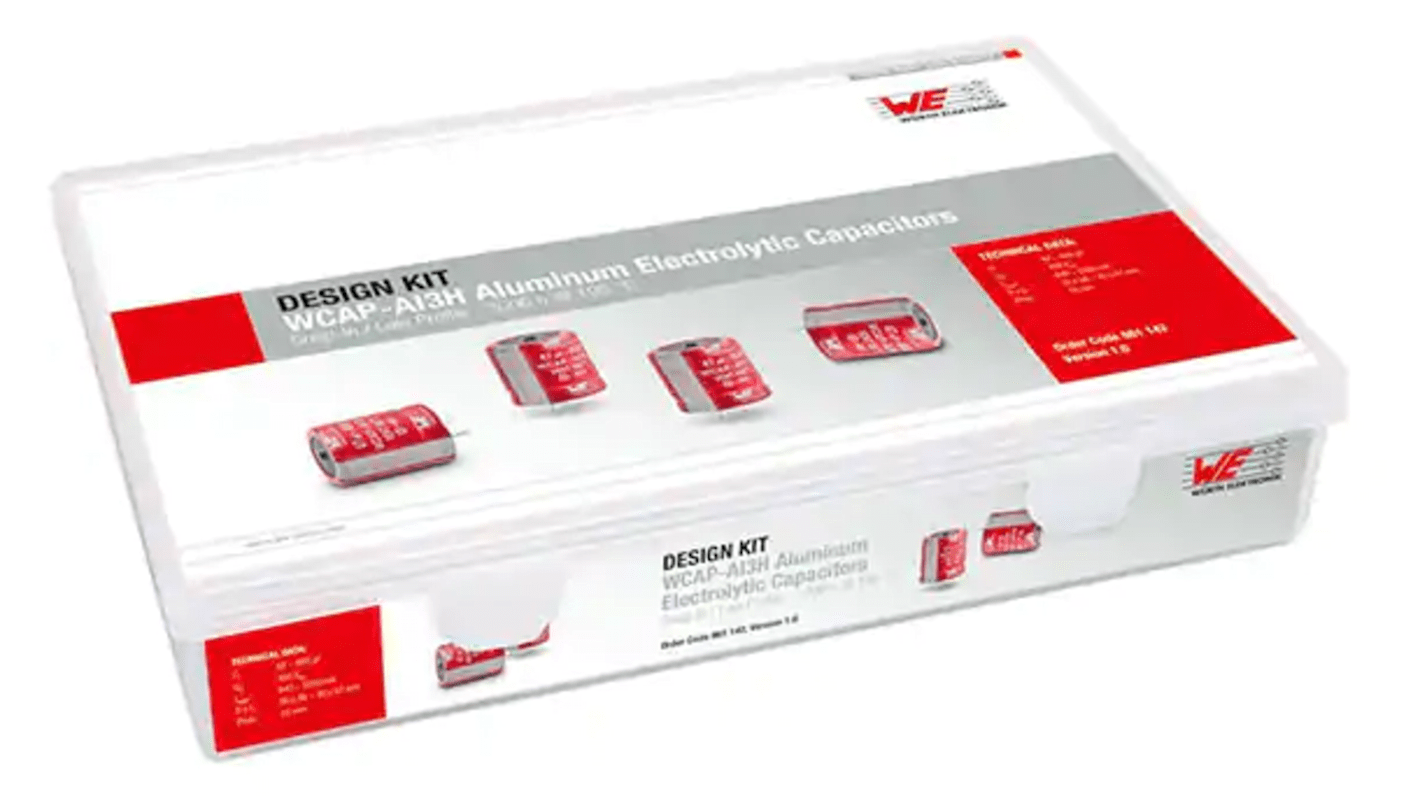 Wurth Elektronik, Snap-In Aluminium Capacitor Kit 15 pieces
